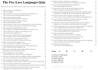 Five love languages quiz for husbands